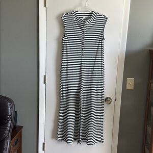 Striped Sleeveless Romper
